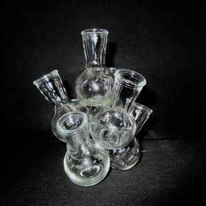 Vintage Glass Bud Vase Conglomerate Scuplture